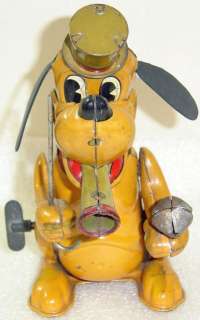 Vintage Marx Linemar Drum Major Pluto Wind up Toy  