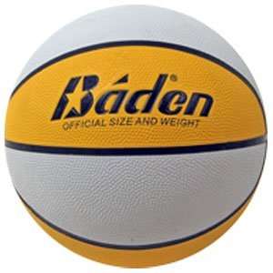  Baden Official Rubber Wide Channel Basketballs 05) YELLOW 