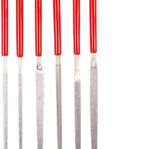  EZE LAP Knife   Fine Needle File   Red Handle: Kitchen 
