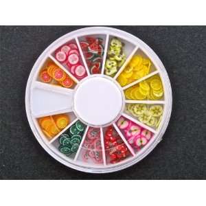   Fimo Fruit Nail Art Decorations Wheel Fast Shipping From USA Beauty