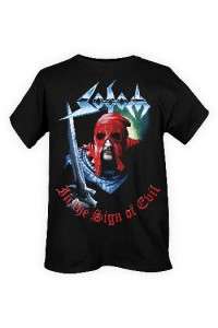 Thrash Metal Sodom Sign Of Evil Black T Shirt Size L  