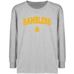   Loyola Chicago Ramblers Youth Ash Logo Arch T shirt    Sports