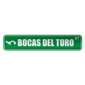   BOCAS DEL TORO ST  STREET SIGN CITY PANAMA