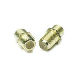 RCA Coaxial Feed Thru In Line Connectors 2 Pack Excellent Performance 