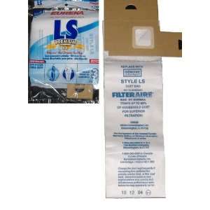  Sanitaire Style LS FilterAire Vacuum Bags 61820   Genuine 