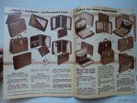 Vintage US Luggage Leather Products Catalog Trunks more  