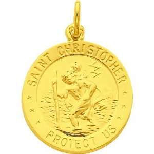   Ster Silver Gold Plated U.S. Air Force St.Christopher Medal: Jewelry