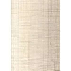  Brushed Plaid Oyster by F Schumacher Wallpaper