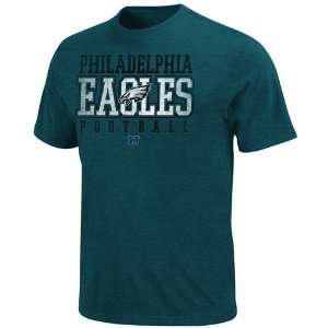  Philadelphia Eagles Posted Victory Premium T Shirt   Green 