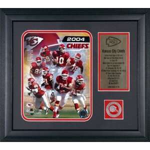  Kansas City Chiefs Framed 2004 NFL Team Photograph with 