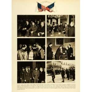  1945 Print Ceremony Franco American Institute Nancy France 