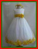 NEW WHITE PURPLE EASTER PARTY PAGEANT RED GIRL DRESS  