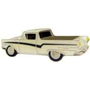  1957 Ford Ranchero White Car Pin 1 Arts, Crafts & Sewing