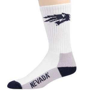 Nevada Wolf Pack Youth Tri Color Team Logo Tall Socks:  