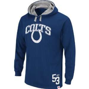   Colts Mens Go Long Thermal Hooded Sweatshirt: Sports & Outdoors