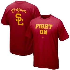    Nike USC Trojans Cardinal Student Union T shirt
