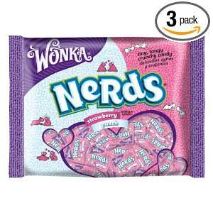 Wonka Valentines Day Nerds Treat Size Bag, 18.7 Ounce Bags (Pack of 3 