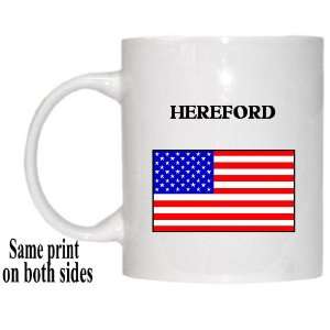  US Flag   Hereford, Texas (TX) Mug 