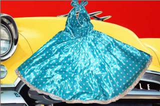 50er 60 Jahre Rockn Roll Petticoat Cadillac Kleid  