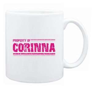 New  Property Of Corinna Retro  Mug Name 