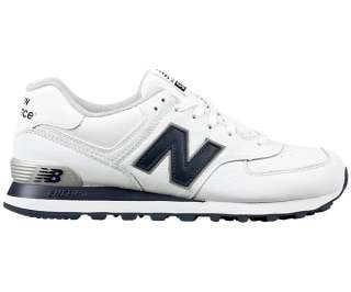 NEW BALANCE NB 574 WNV [41.5 US 8] Weiss Leder Schuhe NEU  