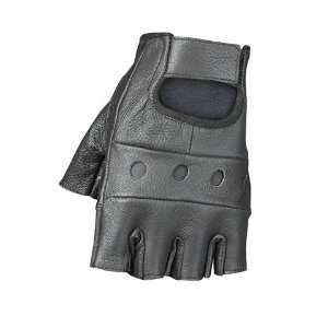  Mossi Mens Fingerless Gloves 2xlarge Black Automotive