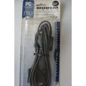  db25 25 pin modem cable 10 foot gray 25 pin male / female mf m/f pc 