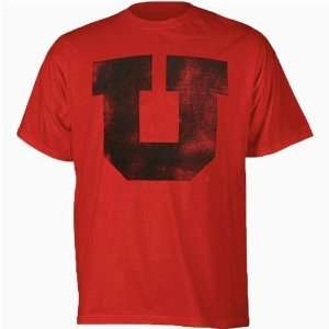  Utah Utes Cornbread Block U T Shirt (Red) Sports 