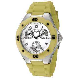 WOMENS INVICTA DAY DATE SECONDS RUBBER WATCH IN0700 843836007009 