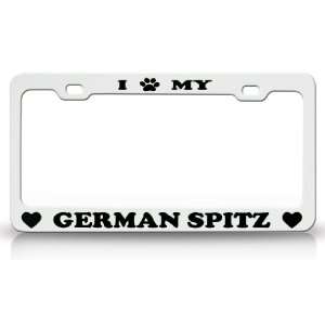  I PAW MY GERMAN SPITZ Dog Pet Animal High Quality STEEL 