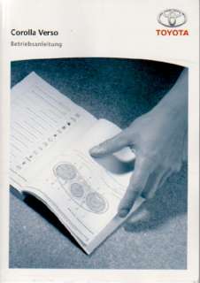 TOYOTA COROLLA VERSO 2 Betriebsanleitung 2007 Handbuch BA  