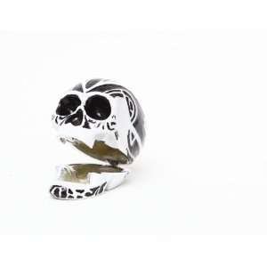 Tribal Skull Trinket Box Statue made of high quality pewter:  