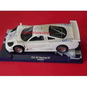   GT Racing 02 Saleen White w/Tampo Slot Car (Slot Cars) Toys & Games