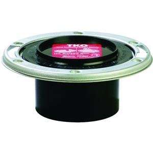   ABS DWV Closet Flange With Adjustable Metal Ring