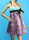 Teal Black Pink Print Sparkly Evening Party Dress Model Muse Barbie