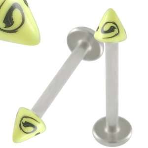   Earrings Hand Painted cones HP2 APLP  Pierced Jewelry Body Piercing