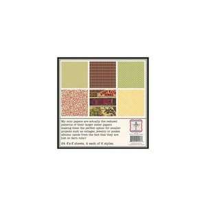Family Tree Mini Papers 4X4 24/Pkg:  Kitchen & Dining
