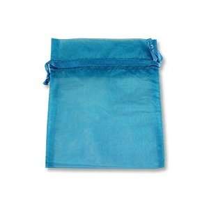  Organza Bags 4x5 Turquoise (Package of 10) Jewelry