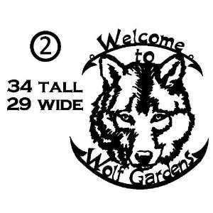  Custom Metal Wolf Sign 
