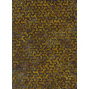 : Blank Quilting Sumatra Batik Black on Cocoa Brown 5974 Cocoa Quilt 