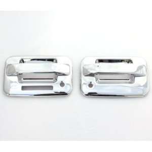 04 11 Ford F 150 (2 Doors) Chrome Door Handle Covers with keypad & psg 