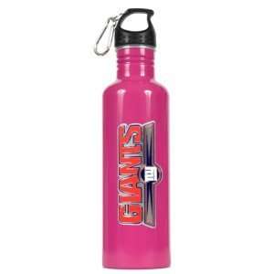   New York Giants 34Oz Pink Aluminum Water Bottle