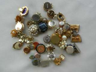 45 Vintage Necklace Clasps All Complete Nice Variety  