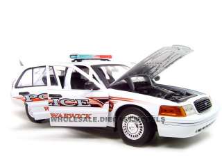 WEST WARWICK POLICE CAR FORD CROWN VIC 1:18 MODEL  