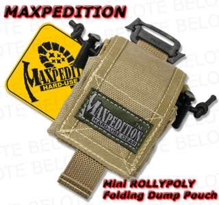 Maxpedition KHAKI Mini ROLLYPOLY Folding Pouch 0207K  