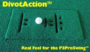 NEW DivotAction™ The REAL FEEL Turf Top for P3ProSwing™ Golf 