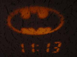 BATMAN Projection ALARM CLOCK The Dark Knight DC COMICS Bale  