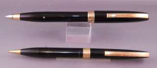 Sheaffer Imperial Touchdown Pen and Pencil Set Black medium  