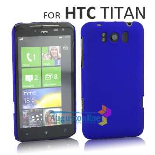   Rubberized Skin Case Cover For AT&T HTC TITAN X310e Phone Accessory