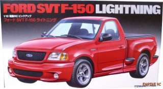 The polycarbonate body depicts the famous form of the SVT F 150 